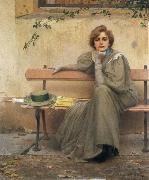 Vittorio Matteo Corcos Dreams France oil painting artist